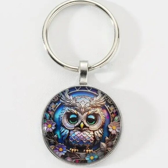 Independent Accessories - Stainless Steel OWL Keyring Key Chain Accessory